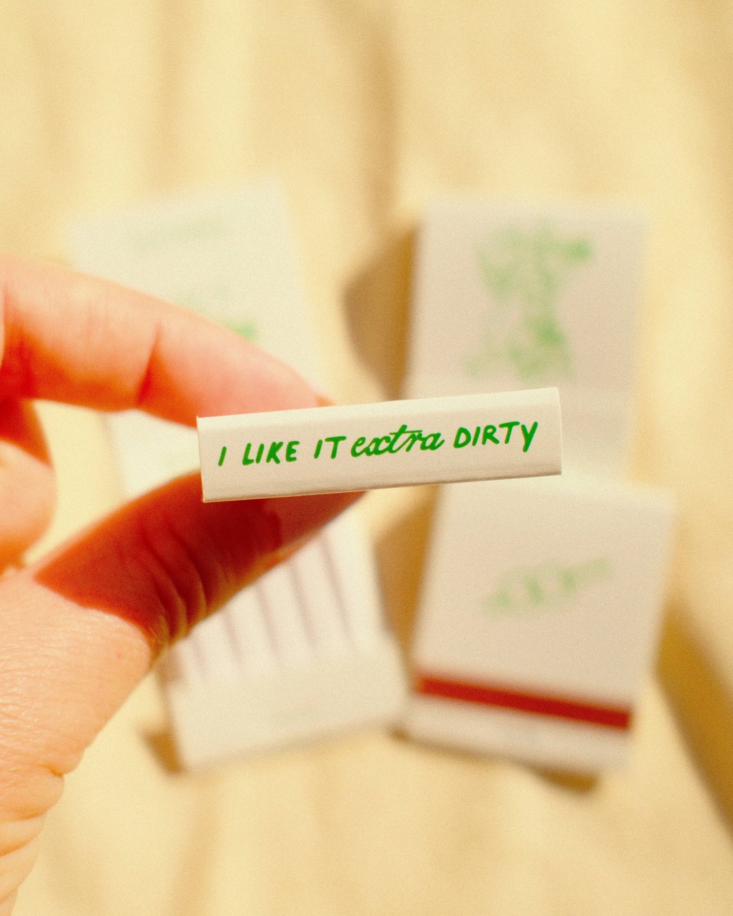 I Like It Extra Dirty Matchbook
