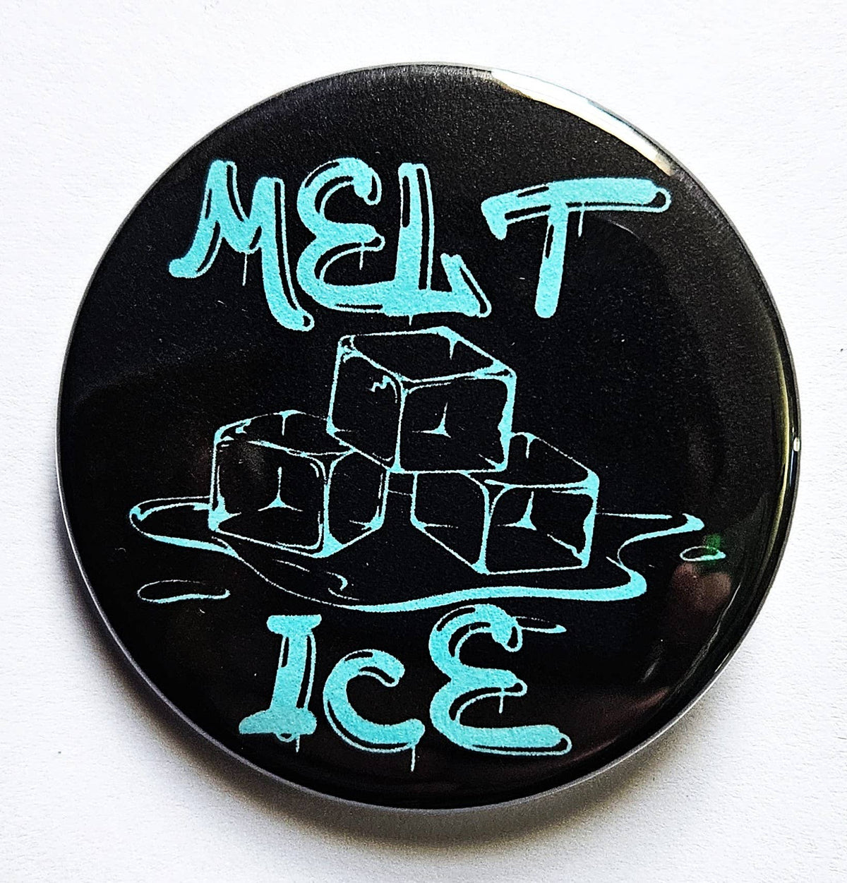 Melt Ice Button Pin