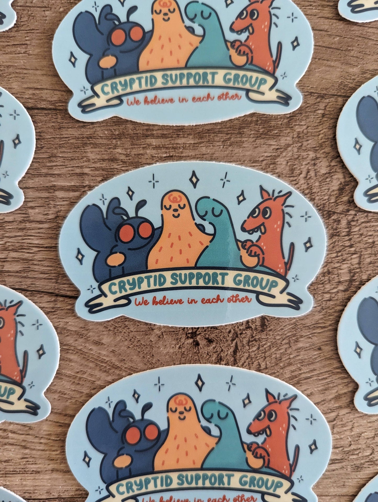 Cryptid Support Group Sticker