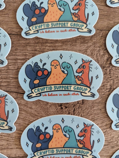 Cryptid Support Group Sticker