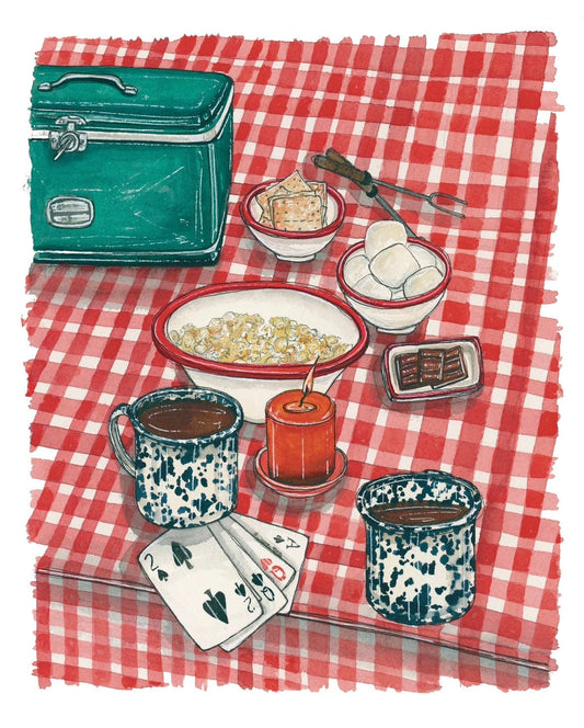 Meet Me at the Campfire! 5x7 Art Print