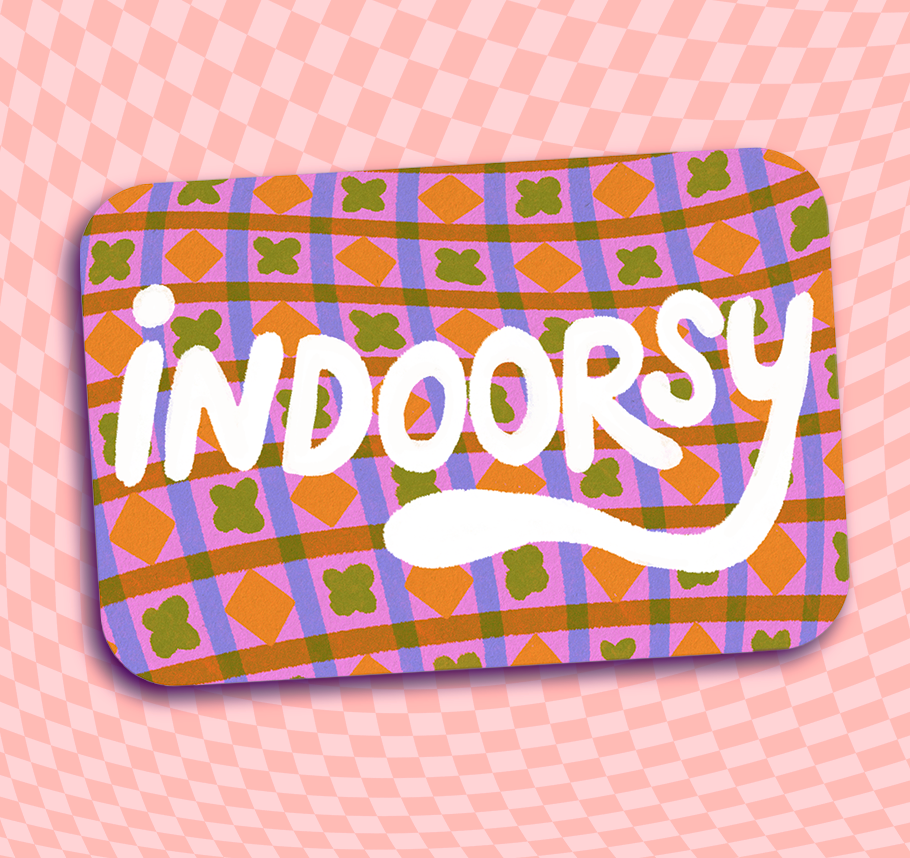 Indoorsy Sticker