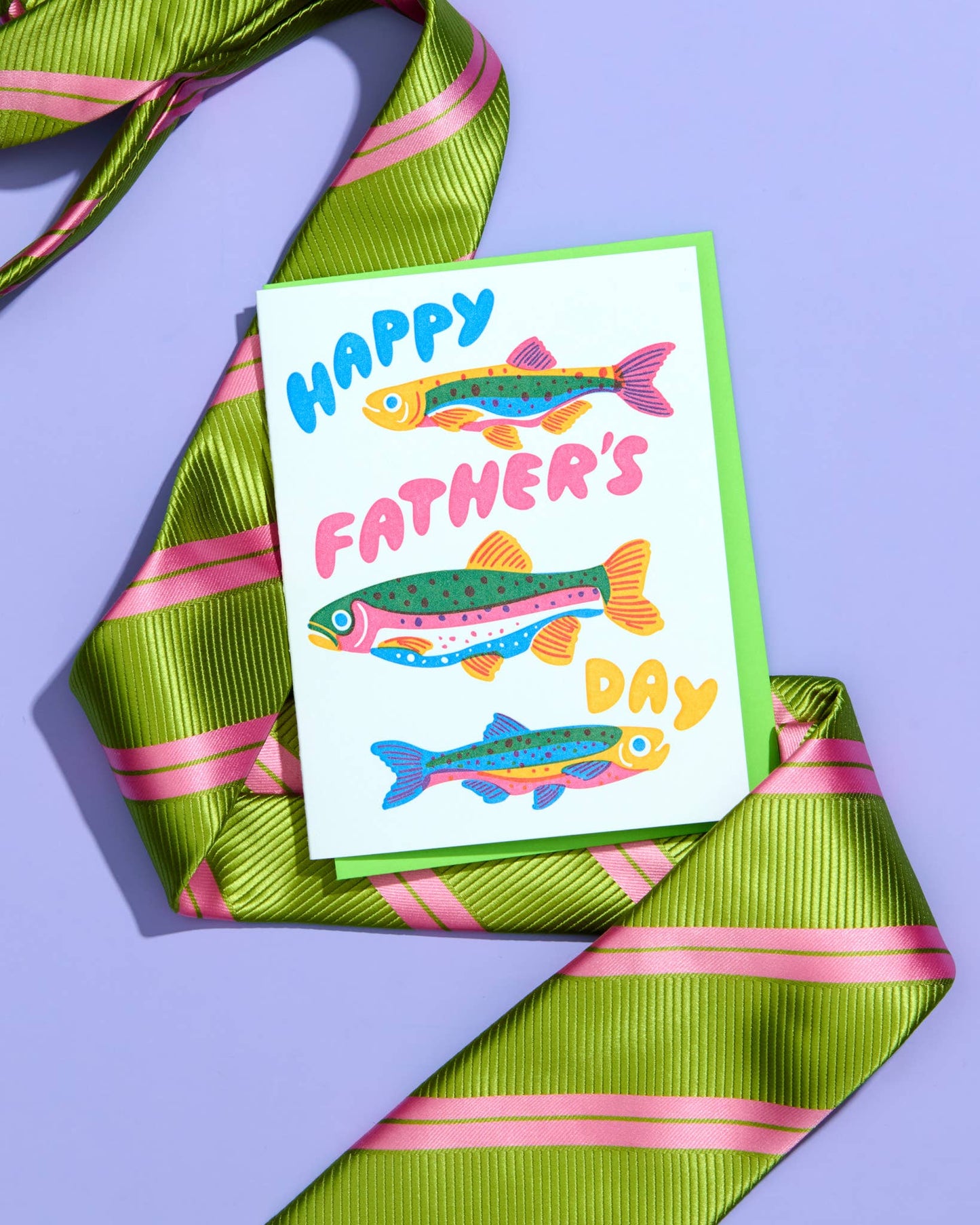 Rainbow Trout Father's Day Card