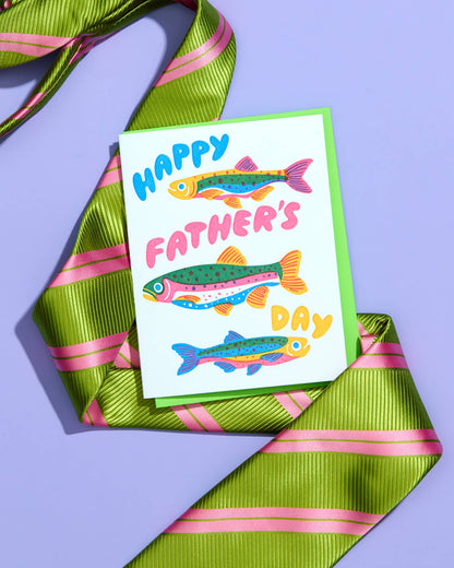 Rainbow Trout Father's Day Card