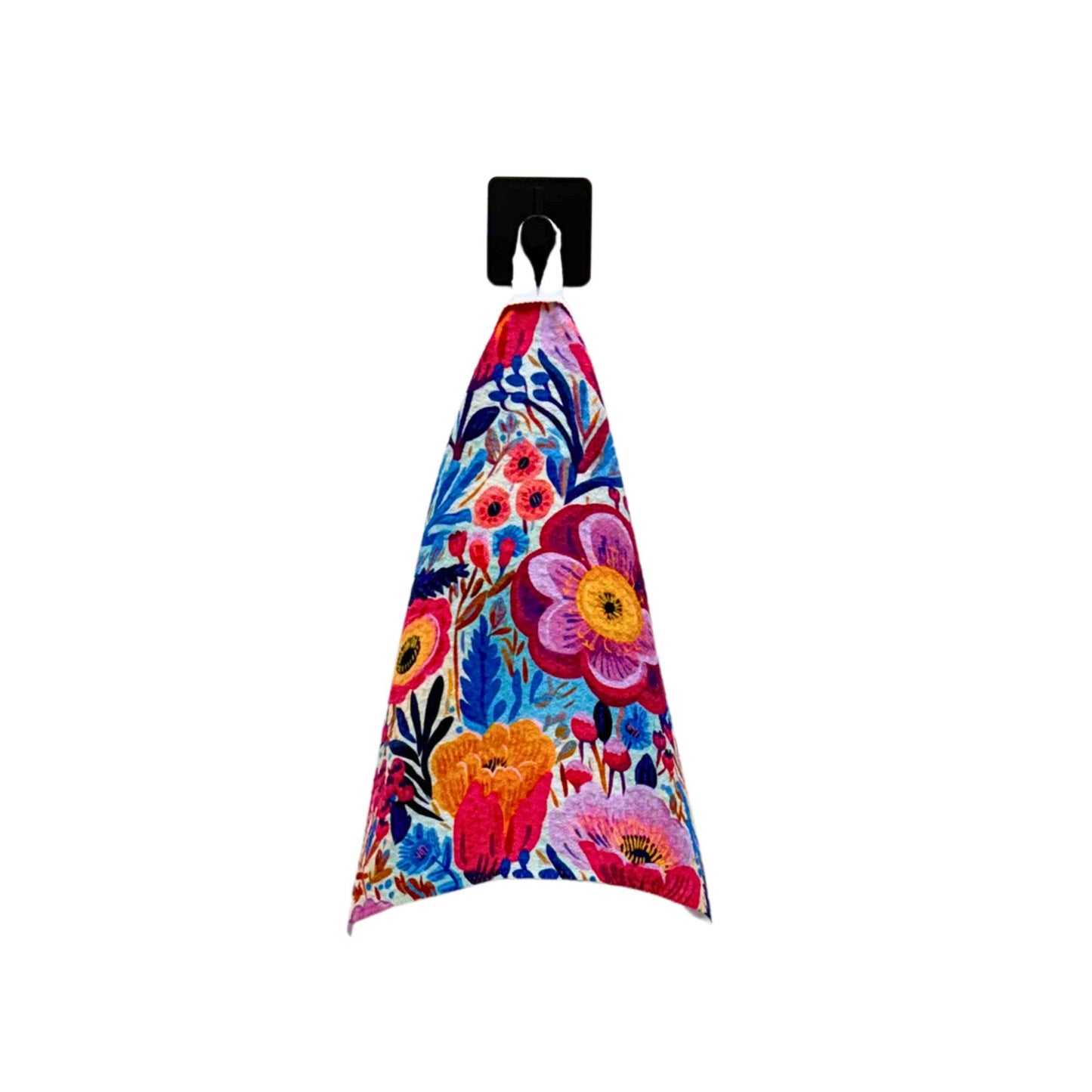 Summer Blooming Flowers Waffle Washcloth