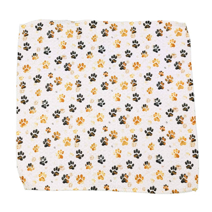 Dog Paw Prints Waffle Washcloth