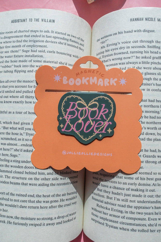 Book Lover Magnetic Bookmark