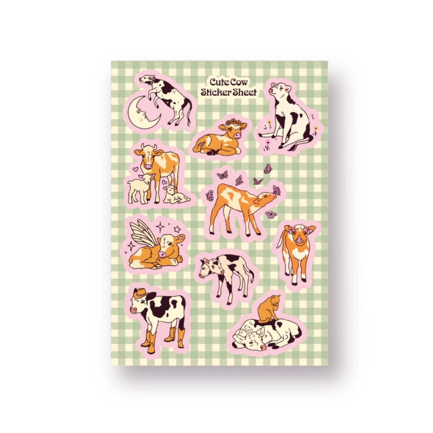 Cutie Cows Sticker Sheet