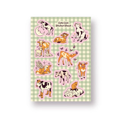Cutie Cows Sticker Sheet