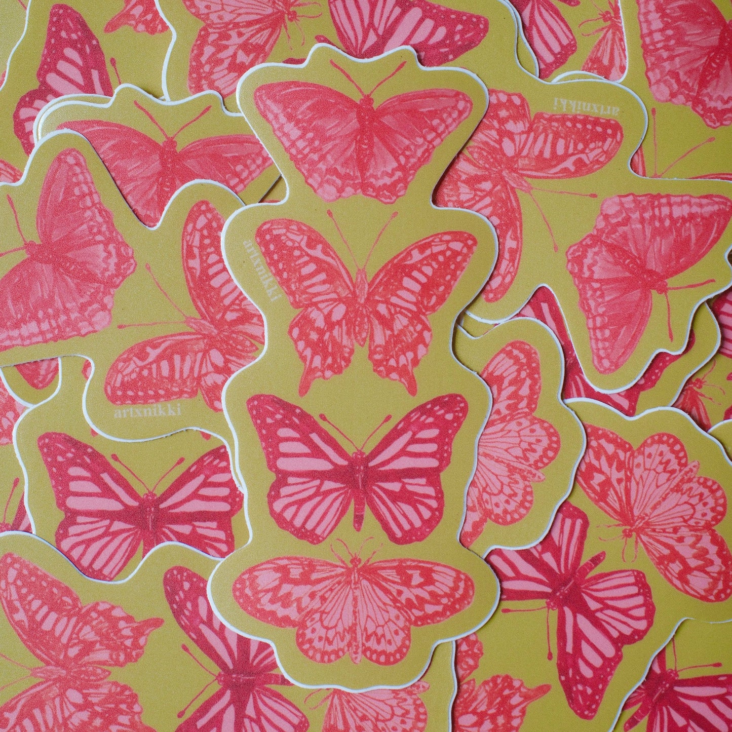 Butterfly Stack Sticker