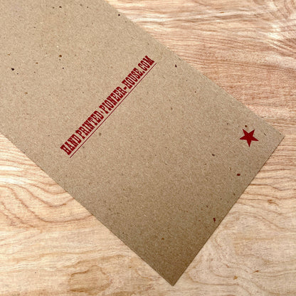 Love You Like Biscuits & Gravy Letterpress Paper Sign
