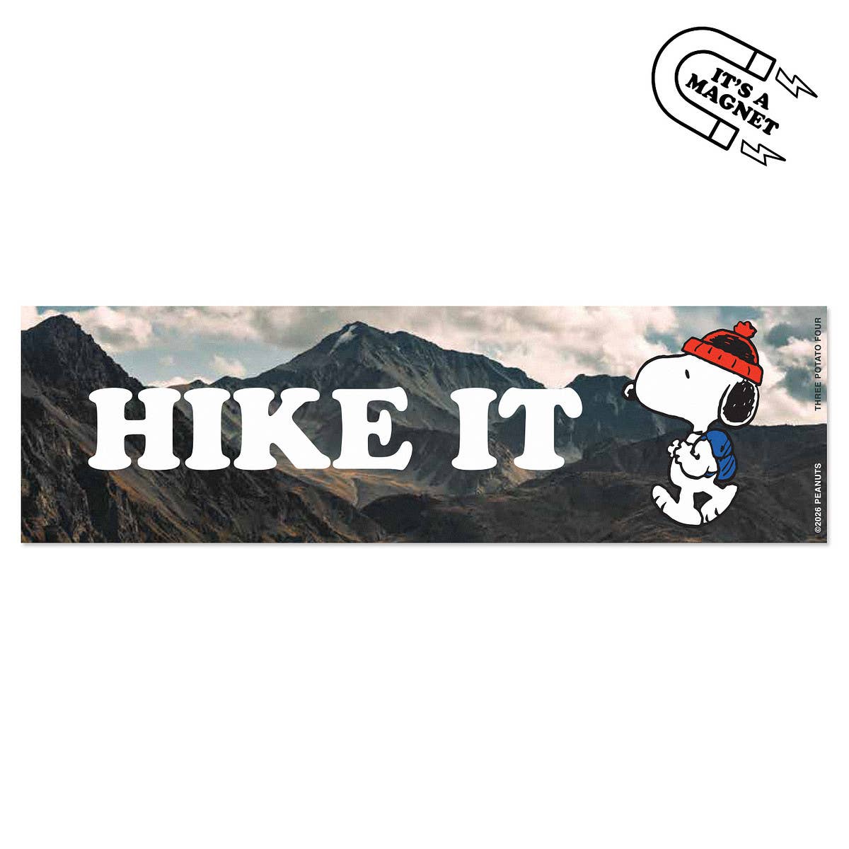 Snoopy Hike It Bumper Magnet - Peanuts®