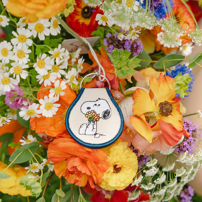 Snoopy Bouquet Patch Keychain  - Peanuts®