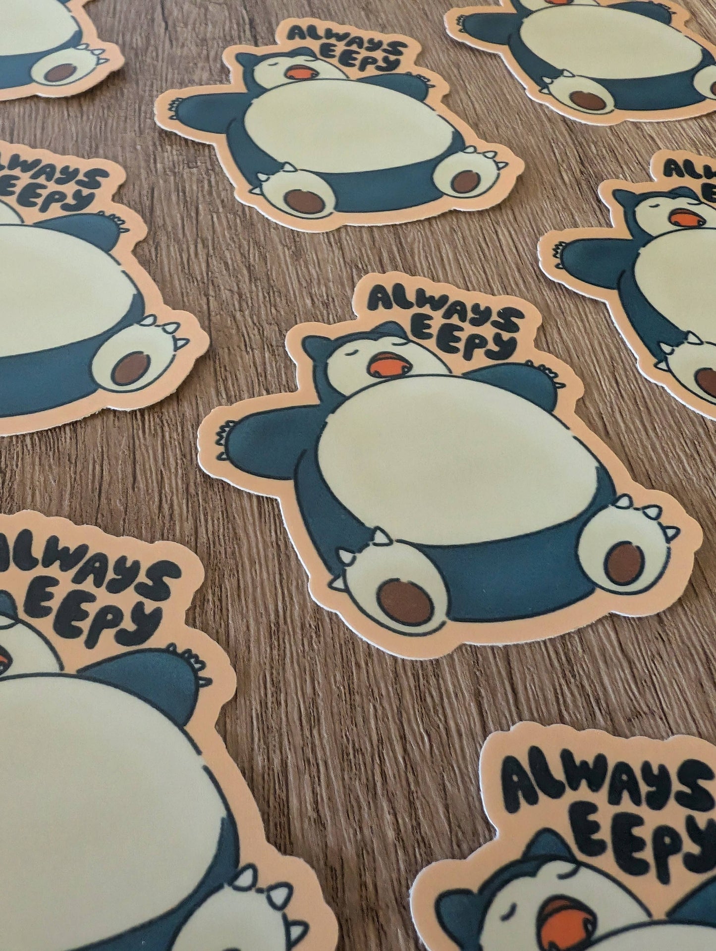 Eepy Snorlax Sticker