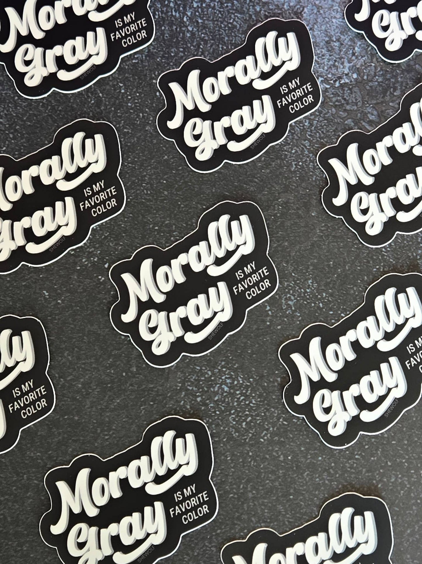 Morally Gray Sticker