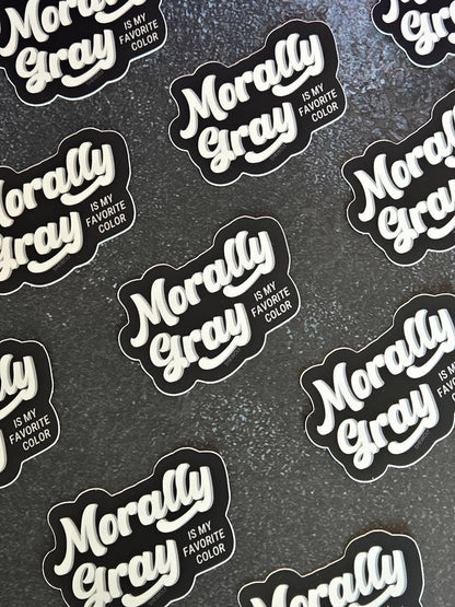 Morally Gray Sticker