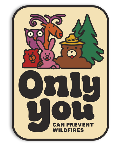 Only You Retro Sticker
