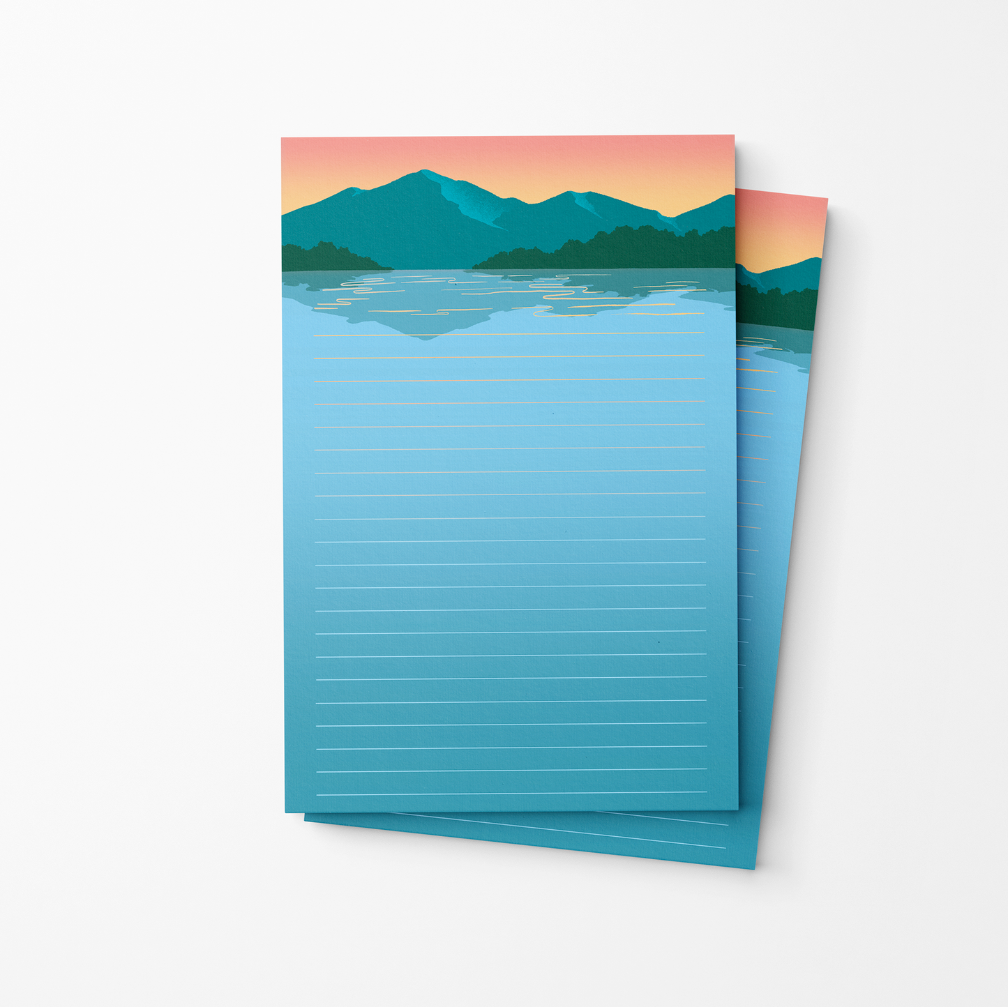 Mountain Reflections Notepad