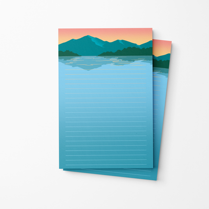 Mountain Reflections Notepad