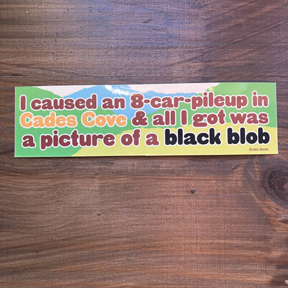 Cades Cove Bumper Sticker