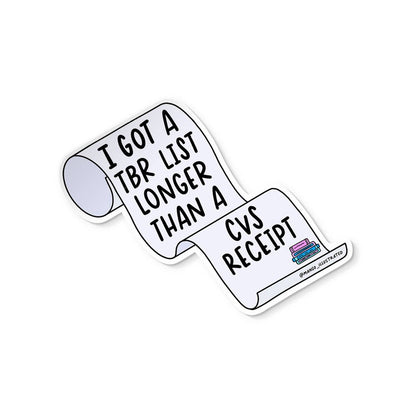 TBR List Sticker 