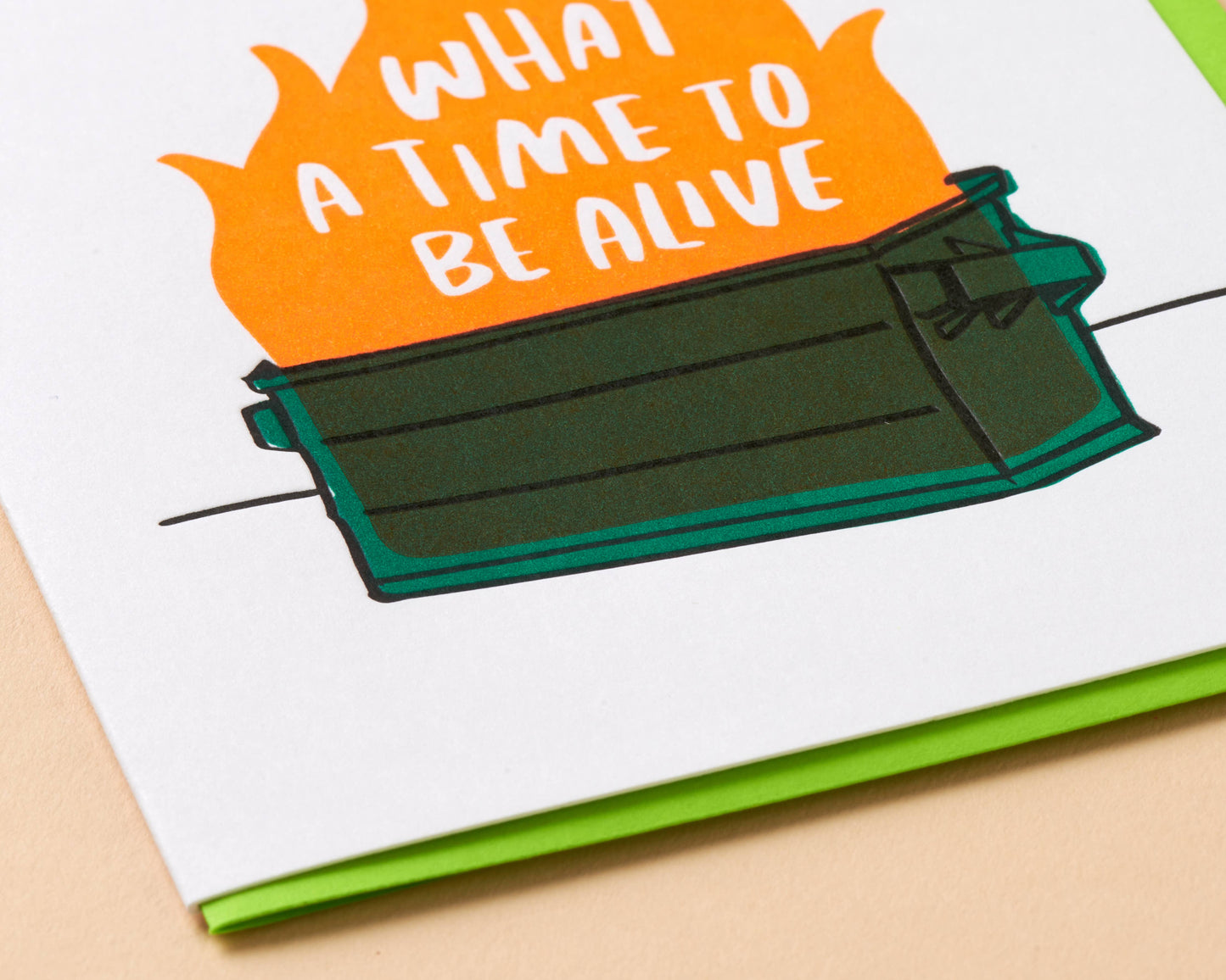Dumpster Fire Card
