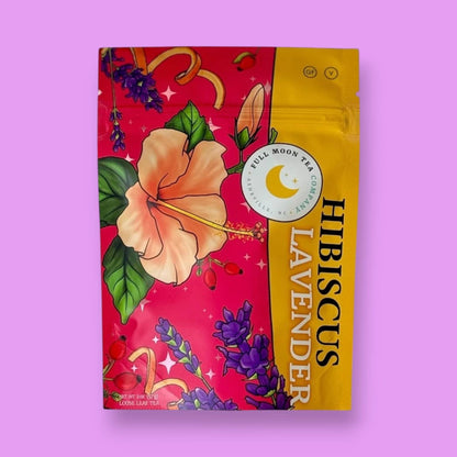 Hibiscus Lavender Herbal Loose Leaf Decaf Tea