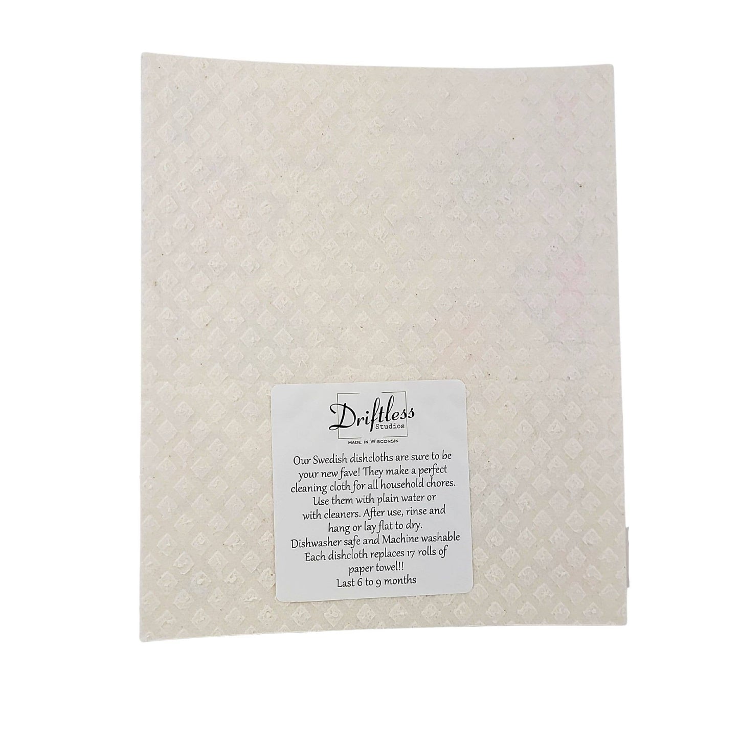 Purple Lily Swedish Dishcloth