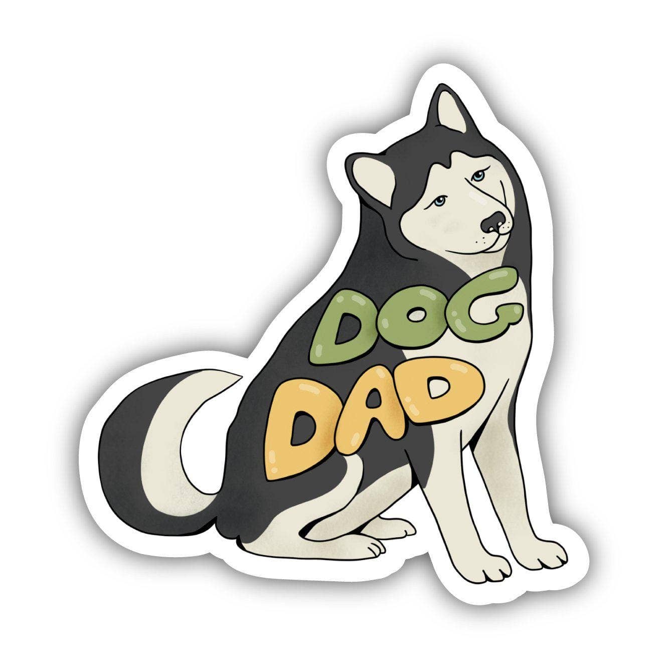 Dog Dad Sticker