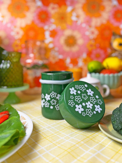 Vintage Blossoms Stash Jar