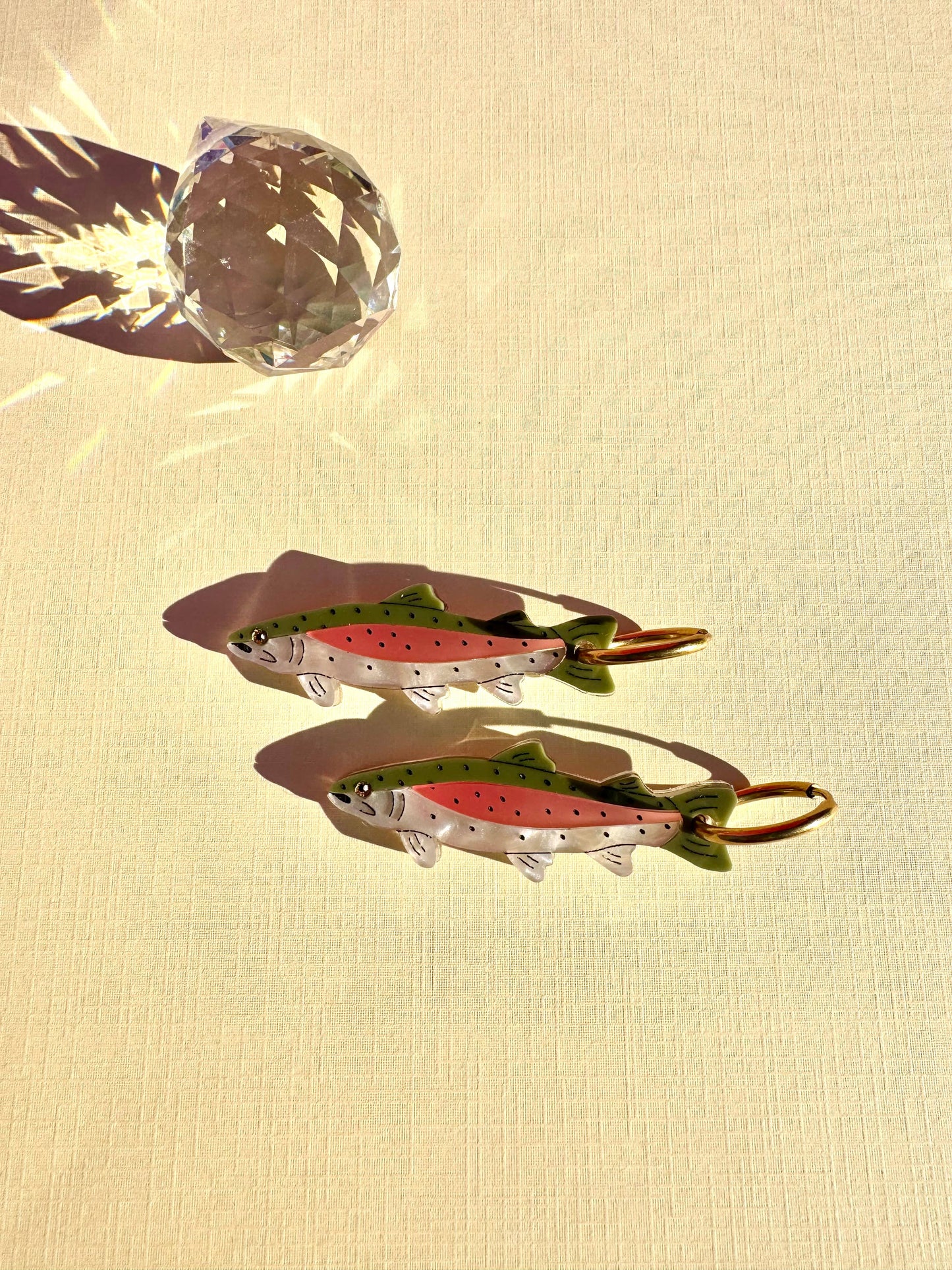 Rainbow Trout Earrings