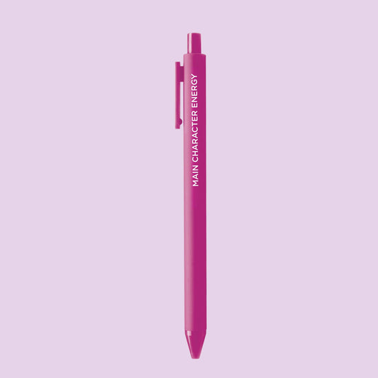 Main Character Energy Gel Pen
