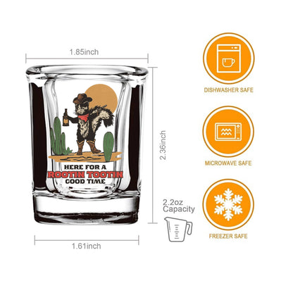 Rootin Tootin Shot Glass 