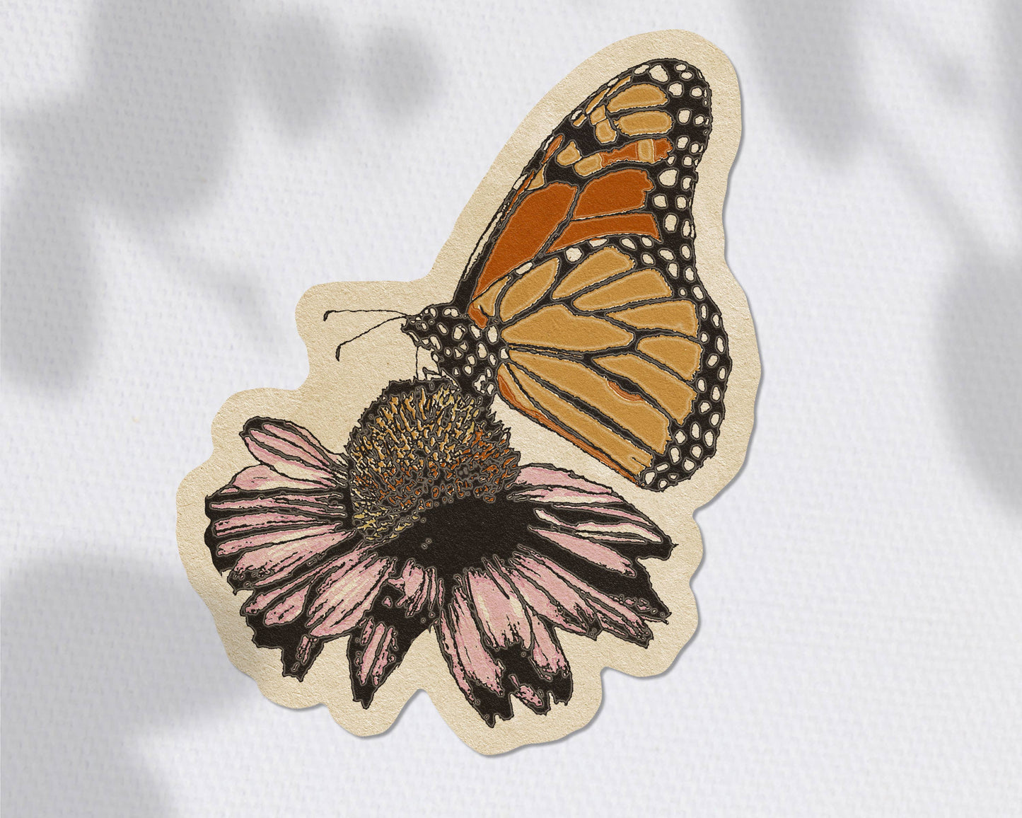 Monarch Butterfly Sticker