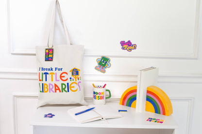 Little Libraries Canvas Tote