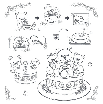 Rilakkuma Coloring Book: Sweet & Savory Treats