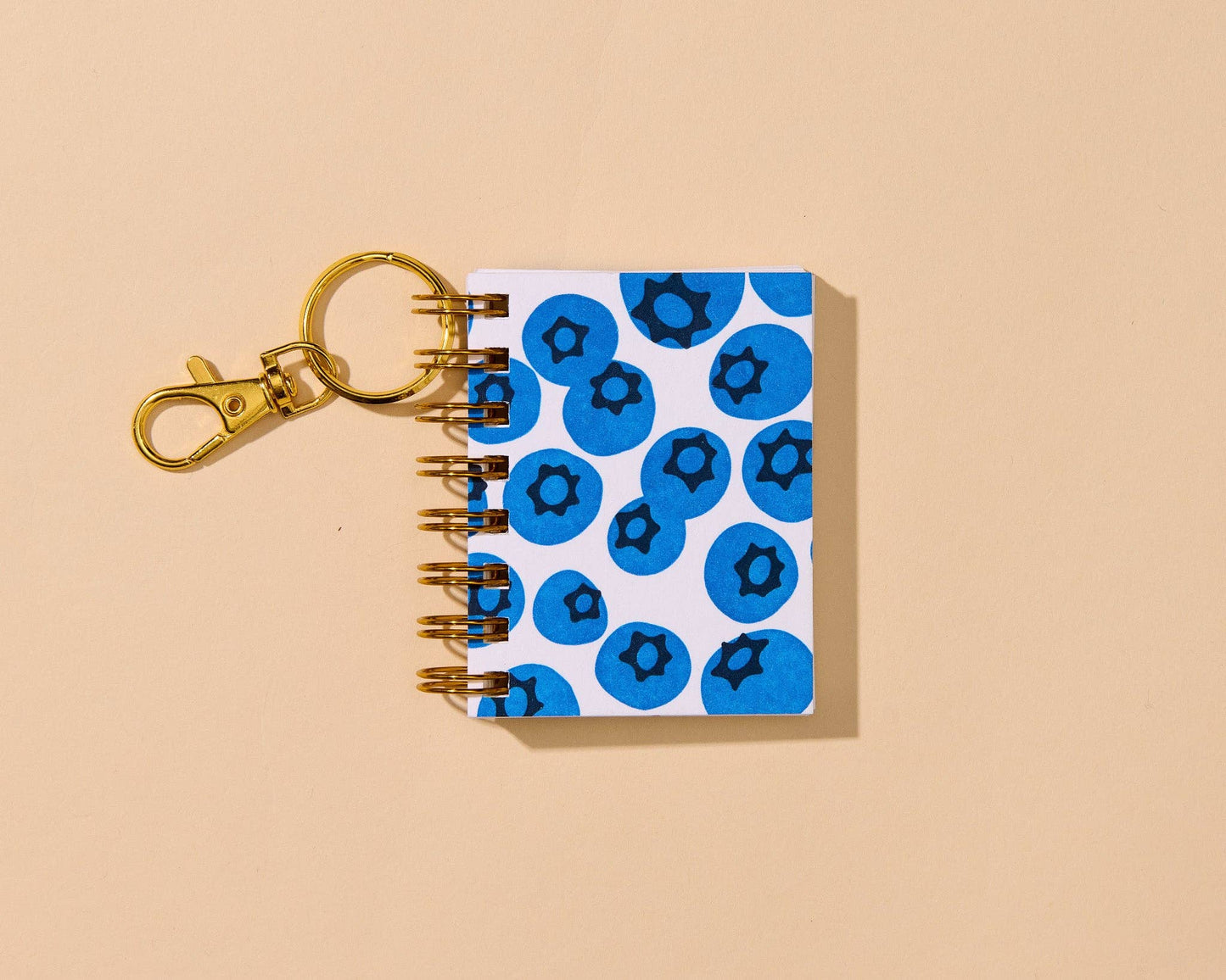 Blueberries Mini Notebook Bag Charm