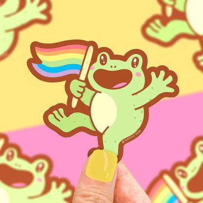 Pride Frog Sticker