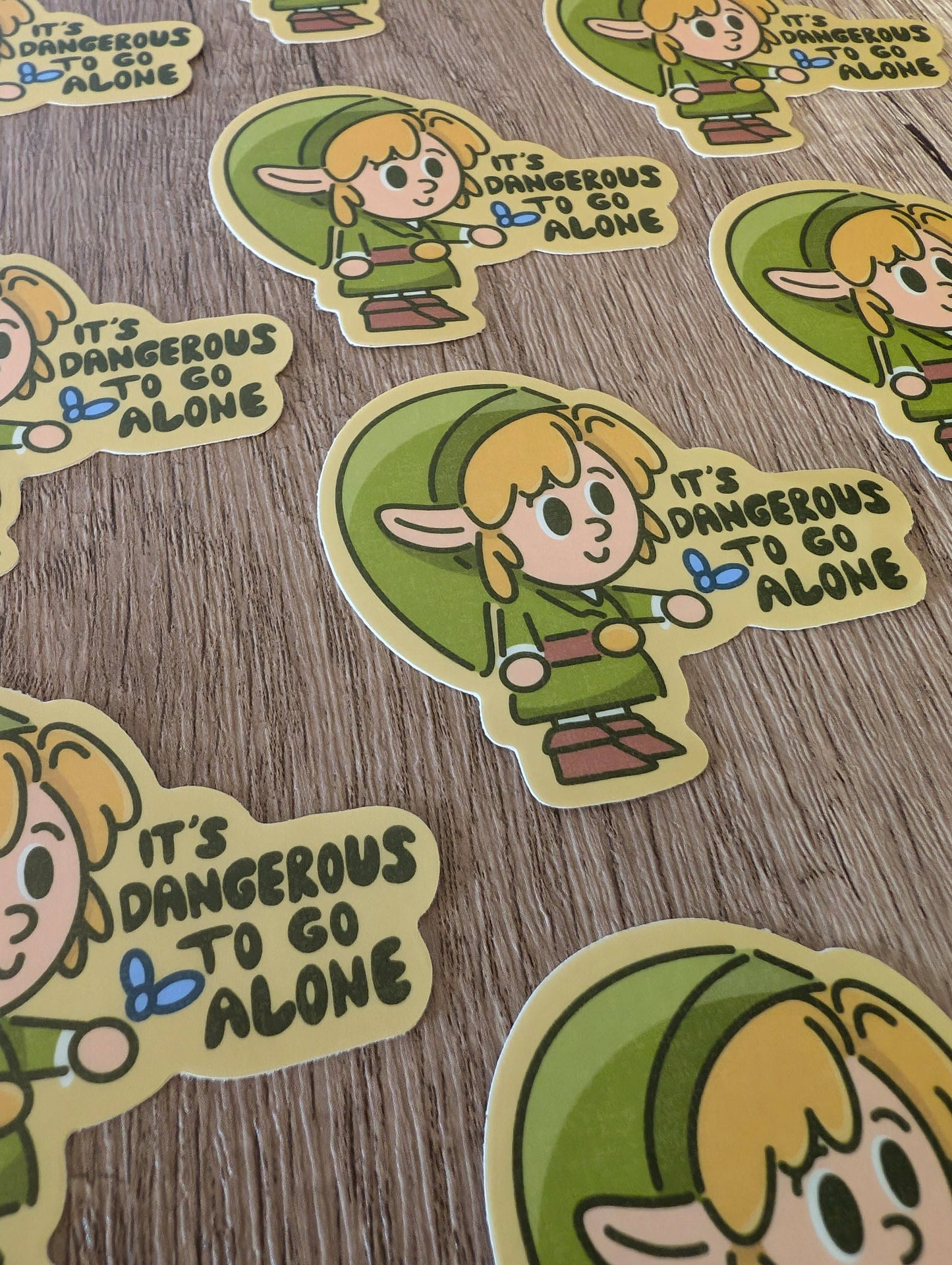 Dangerous Alone Sticker