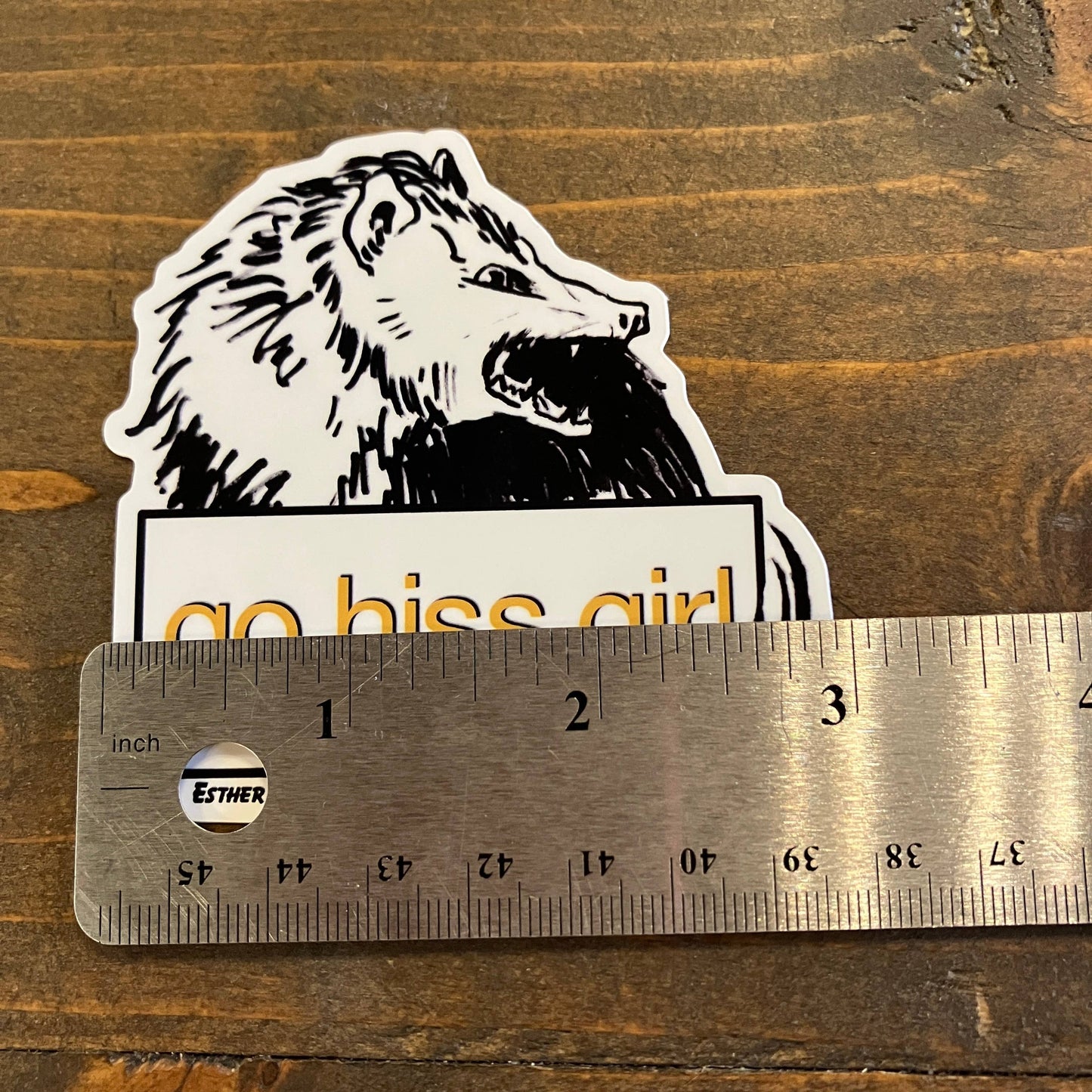 Go Hiss Girl Sticker
