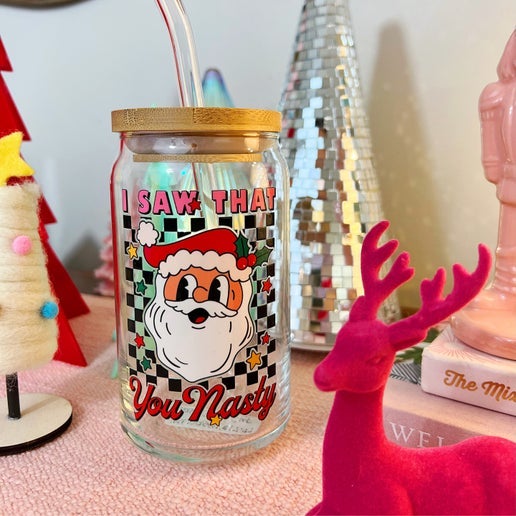 You Nasty Glass Coffee Cup