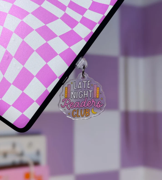 Late Night Readers Kindle Charm
