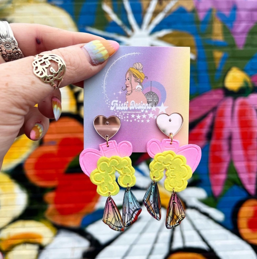 Handmade Clay Dolly Earrings