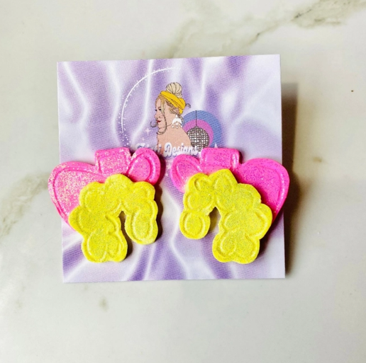 Handmade Clay Dolly Studs